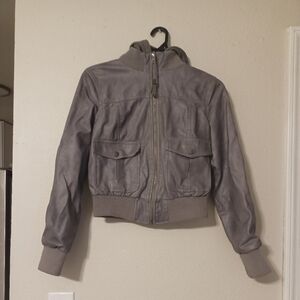 Beverly Hills Polo Club Charcoal Bomber Jacket